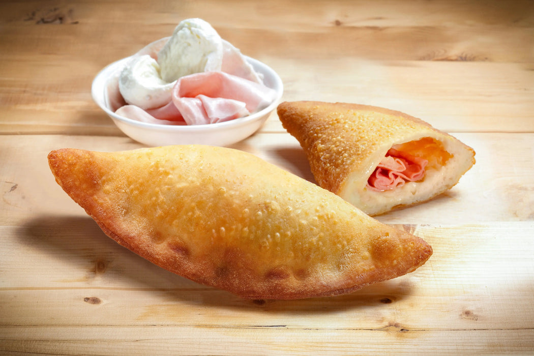 Pizza Boat Ham Mozzarella - Stone Baked Gondola boat shape - Pack of Two per 250gr each Don Arancini